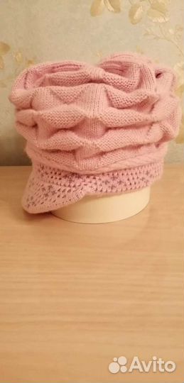 Шапочка-кепка и шарф новые