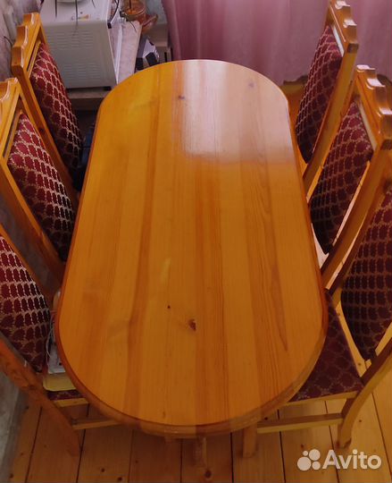 Кухонный стол и стулья комплект бу