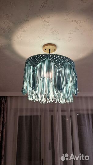 Абажур макраме 