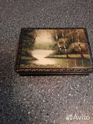 Шкатулка Федоскино миниатюры