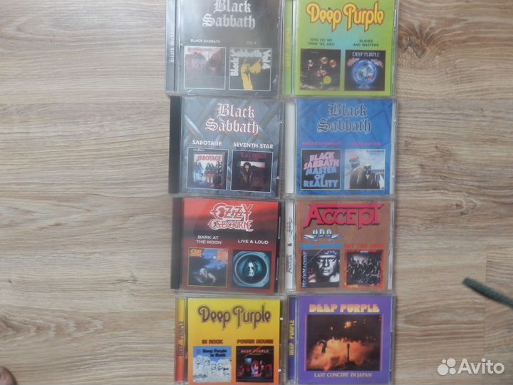 Black sabbath/ deep purple/ozzy ozbourne/accept 8