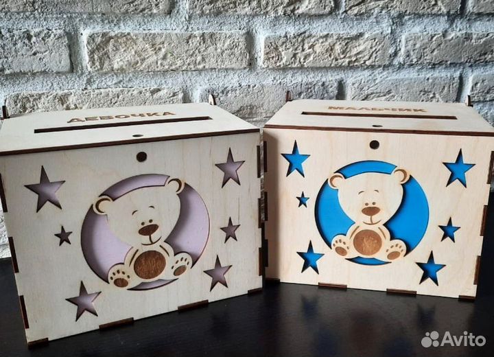 Коробки деревянные