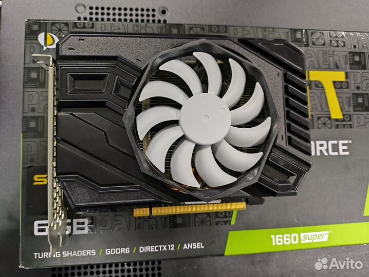 Видеокарта Palit GTX 1660 super StormX 6 gb