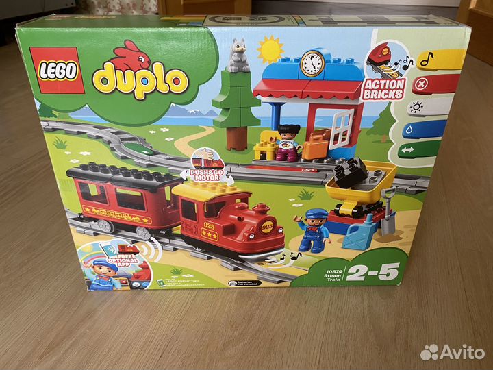 Игрушка железная дорога Lego duplo поезд