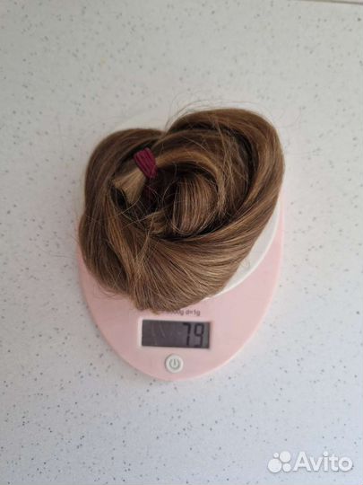 Волосы натуральные срез