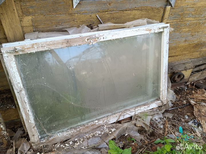 Деревянные окна со стеклопакетом бу