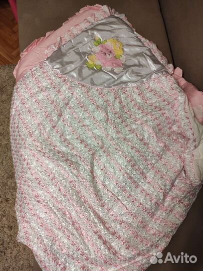 Одеяла на выписку для девочки деми/зима