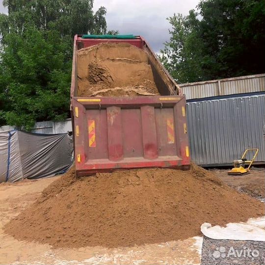 Песок карьерный