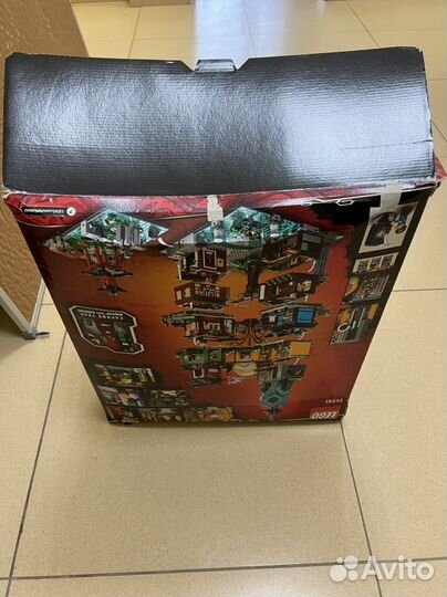 Коробка от Lego Ninjago сады 71741