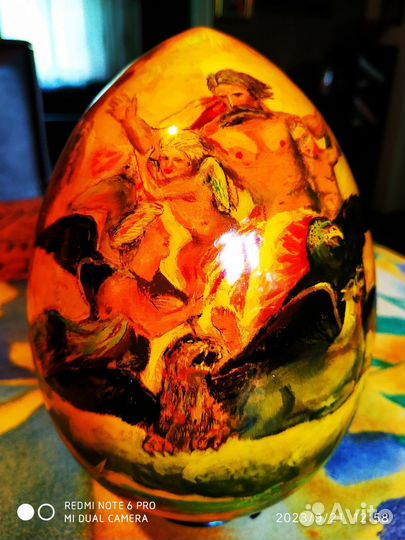 Яйцо пасхальное размер 18*12.Дерево