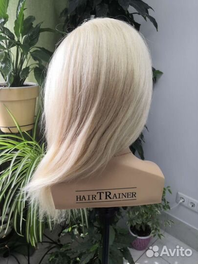 Голова манекен с натуральными волосами