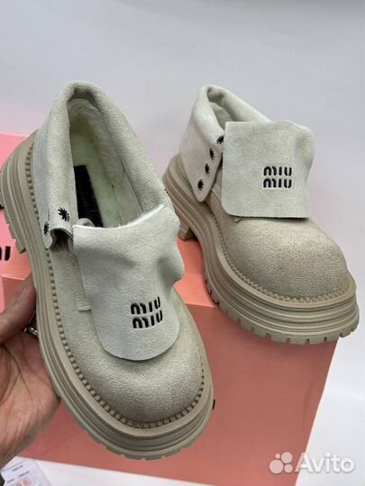 Ботинки зимние miu miu