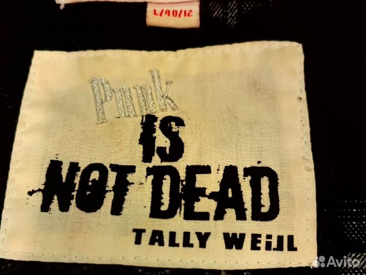 Укороченная куртка tally weijl punk is not dead