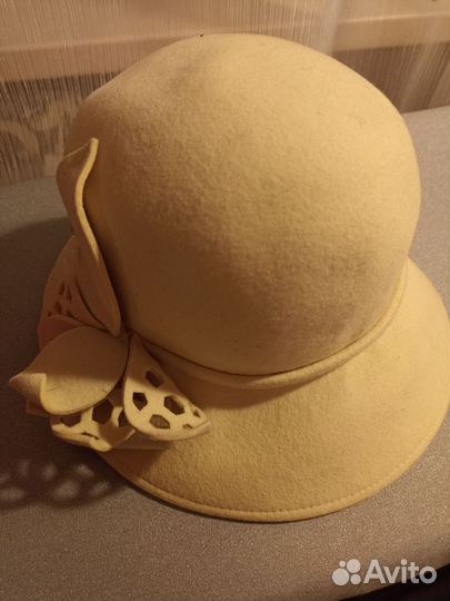 Шляпа фетровая женская
