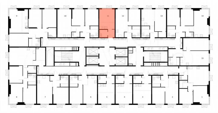 Квартира-студия, 20,1 м², 32/33 эт.