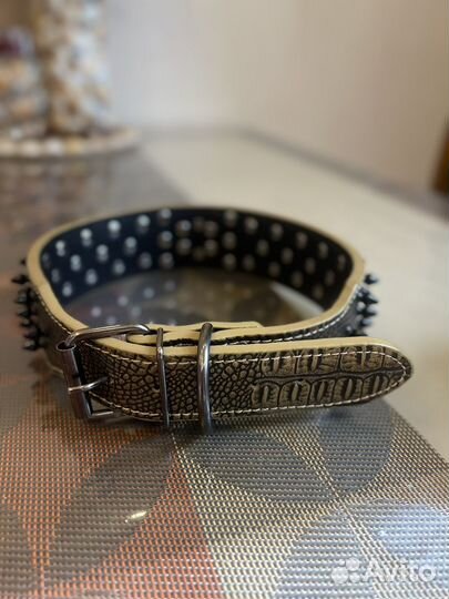 Ошейник для собак ручной работы 65 см