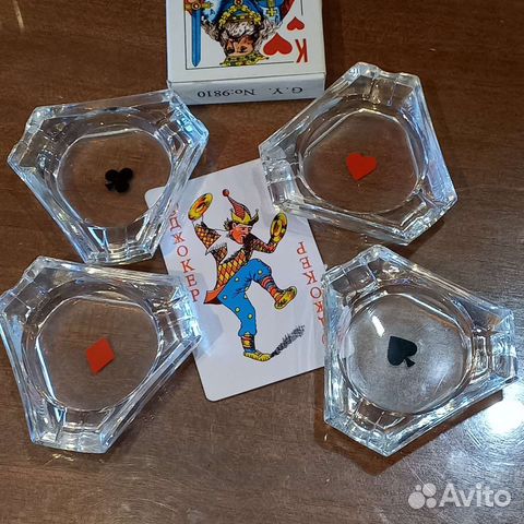 Пепельницы,чешское хрустальное стекло