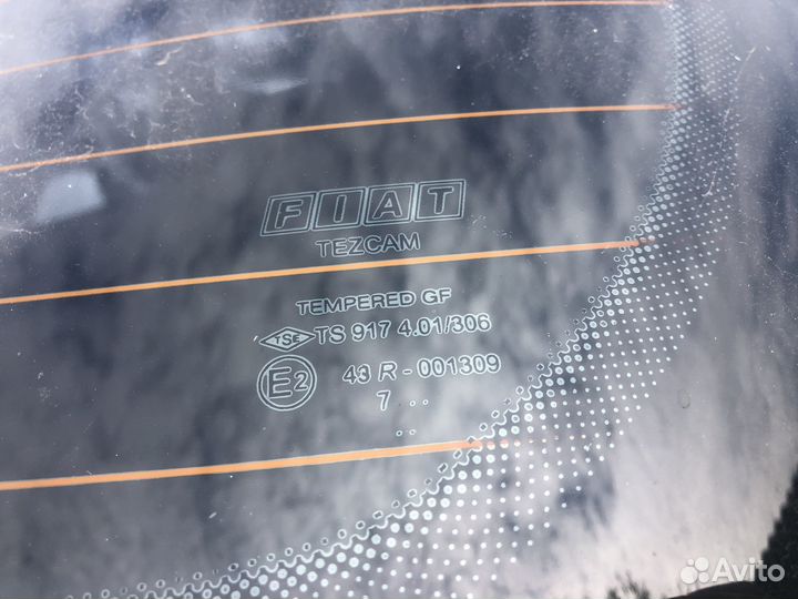 Стекло заднее ветровое Fiat Albea