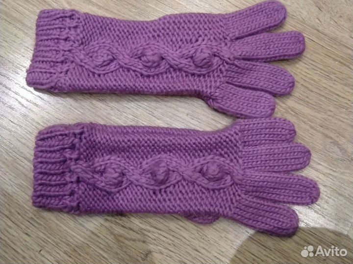 Перчатки женские вязаные твоё