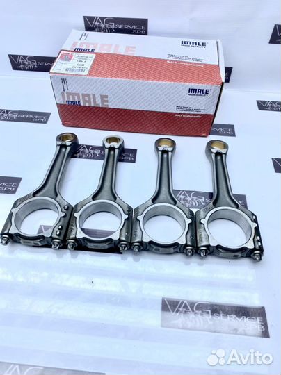 Комплект новых шатунов VW VAG 2.0 tfsi 21мм