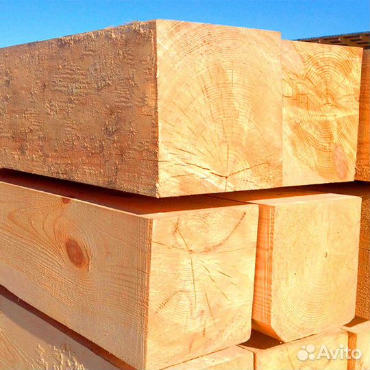 Брус лиственница строганный 140х190х6000мм, достав