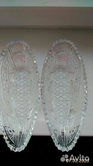 Салатник хрустальный