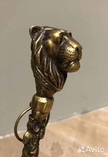 Рожок, ложка для обуви, латунь