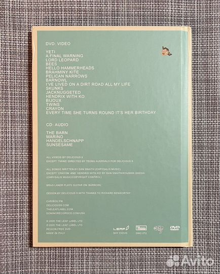 Caribou - Marino/The Videos DVD+CD Italy Digibook