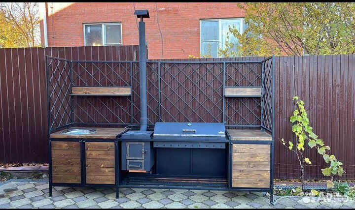 Мангальная зона лофт