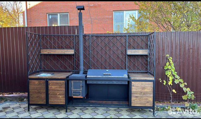 Мангальная зона лофт