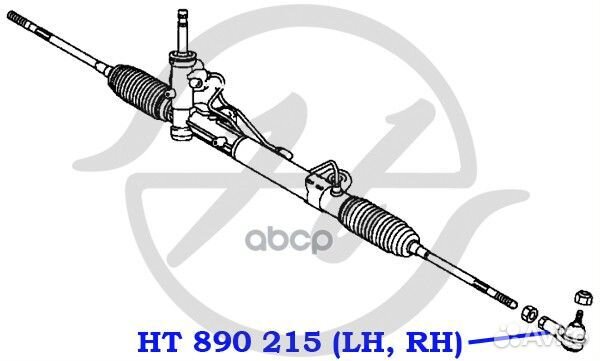 Hanse HT 890 215 Наконечник рулевой тяги