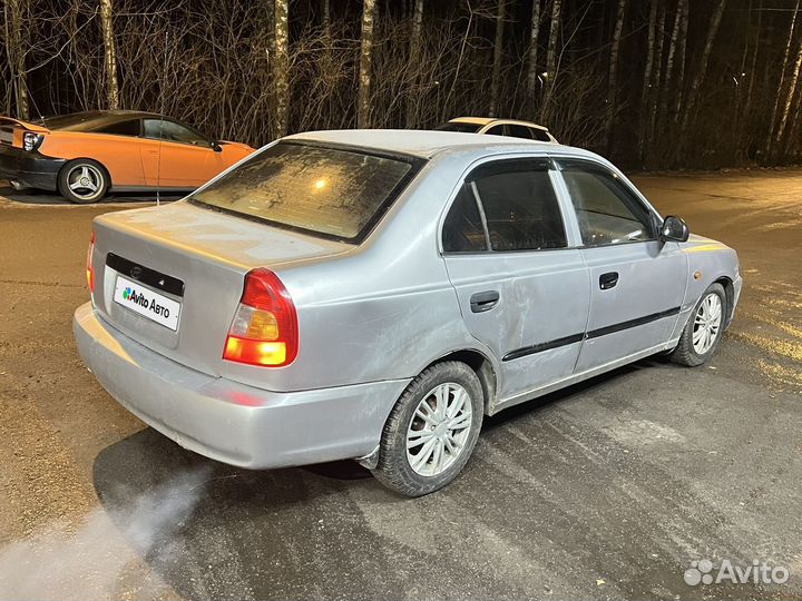 Hyundai Accent 1.5 МТ, 2004, 222 222 км