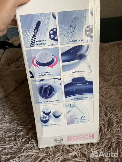 Гидромассажная ванна для ног bosch