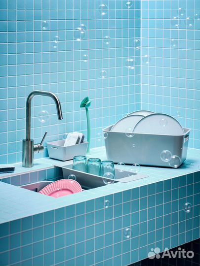 Губки для мытья посуды IKEA Свампиг 3 штуки новые