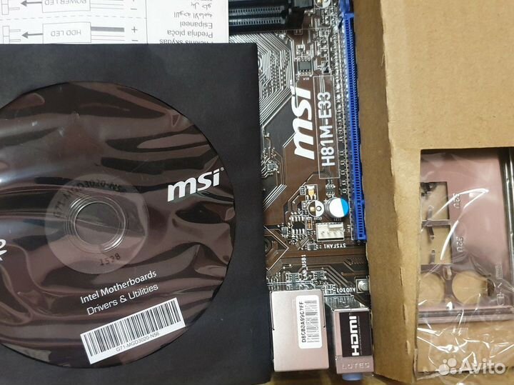 Материнская плата MSI H81M e33 socket 1150