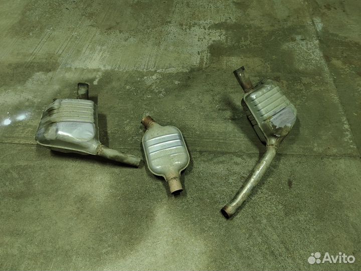 Глушитель задний Мерседес C205