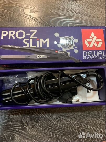 Dewal Щипцы-гофре Pro-ZSlim, 10х88мм, титаново-тур