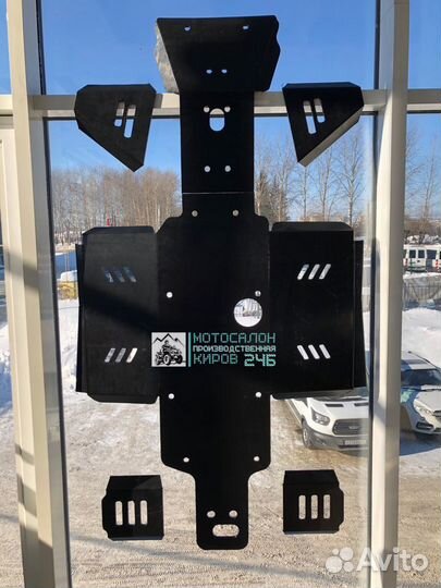 Защита днища на Linhai-Yamaha 550