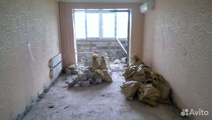 Демонтажные работы,вывоз мусора