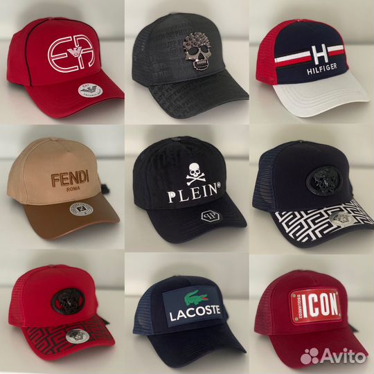 Бейсболка кепка разных брендов (premium)