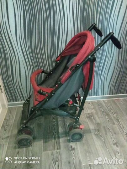 Прогулочная коляска трость бу