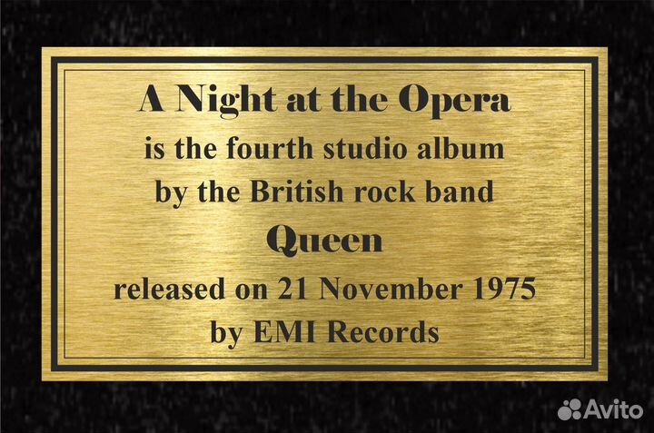 Queen Автографы в рамке