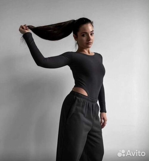 Спортивный костюм с боди двунитка