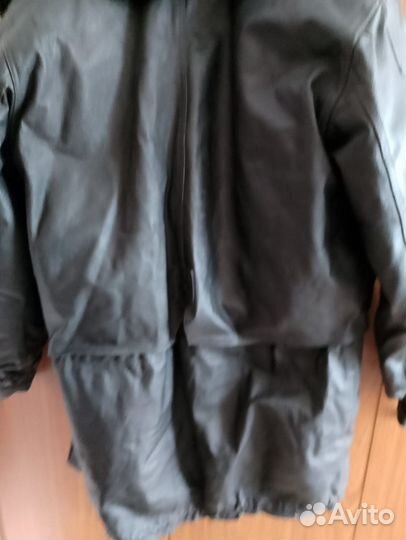 Кожаная куртка мужская зимняя