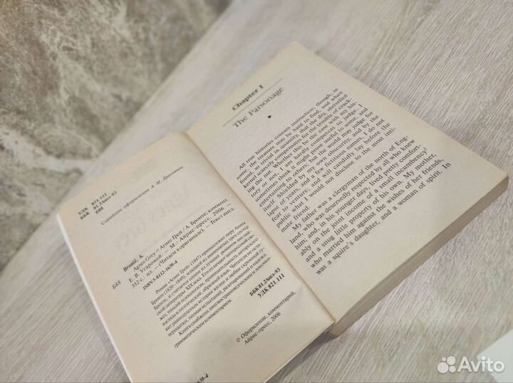Книга на английском языке Энн Бронте Агнес Грей