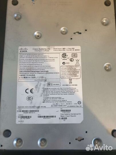 Маршрутизатор Cisco 881 (2 штуки)