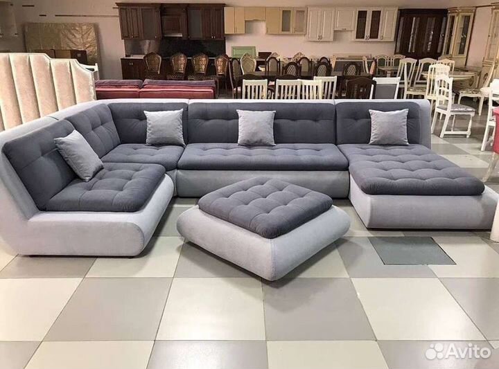 Угловой диван, модульный. Бесплатная доставка