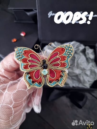 Брошь ручной работы