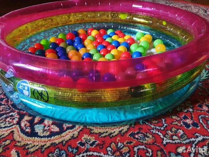 Детский бассейн Intex «Радуга» 86x25см 57104