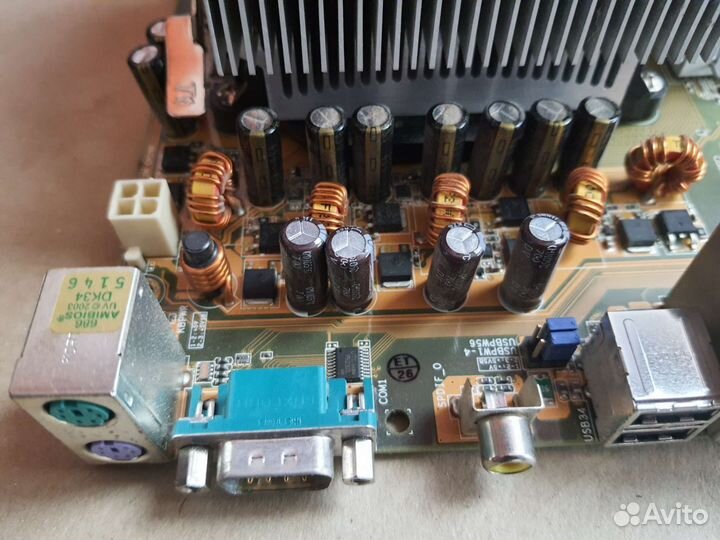 Материнская плата Asus с процессором amd Athlon 4x